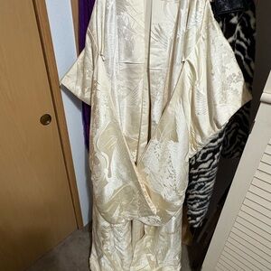 1950s silk Japanese wedding uchikake